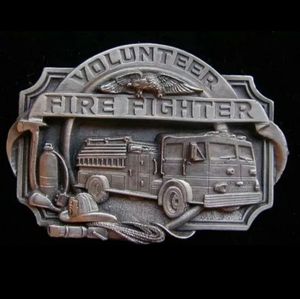 New volunteer firefighter belt buckle